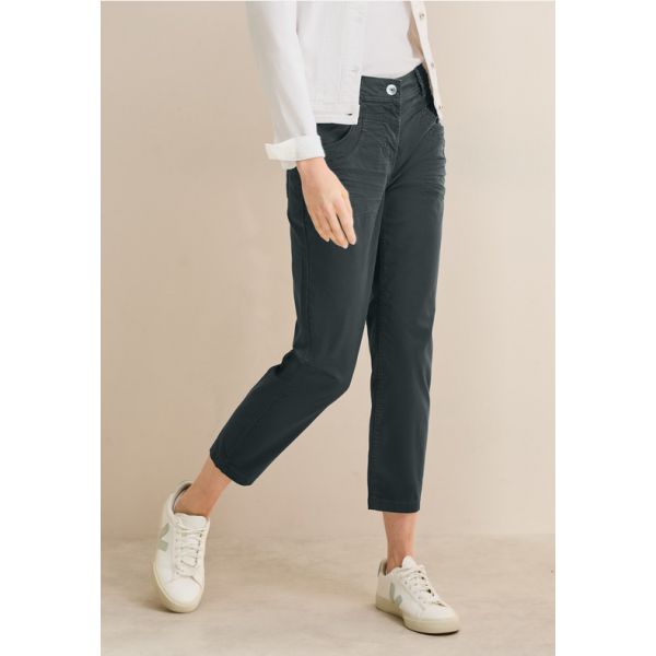 Cecil 7/8 broek Scarlett slate khaki 378880 16563