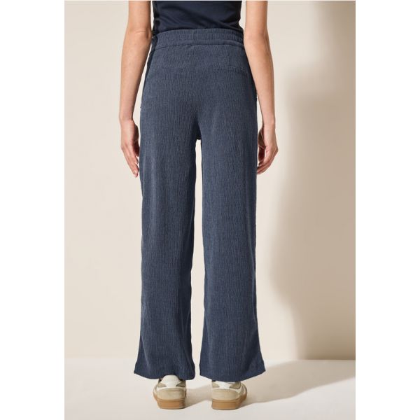 Cecil wijdvallende broek rain blue 379056 16784