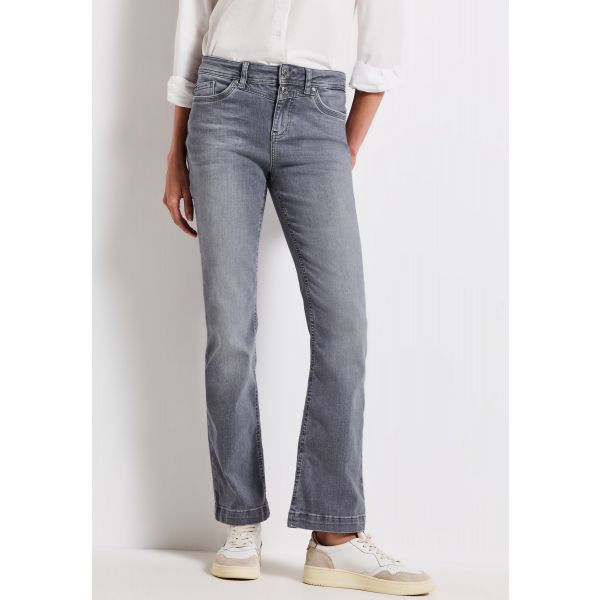 Street One bootcut denim light grey 379165 17042