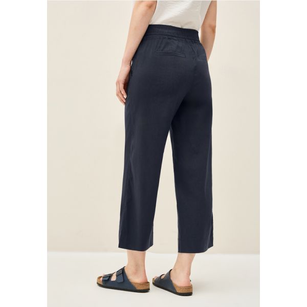 Cecil wijde 7/8 broek universal blue 379211 15512