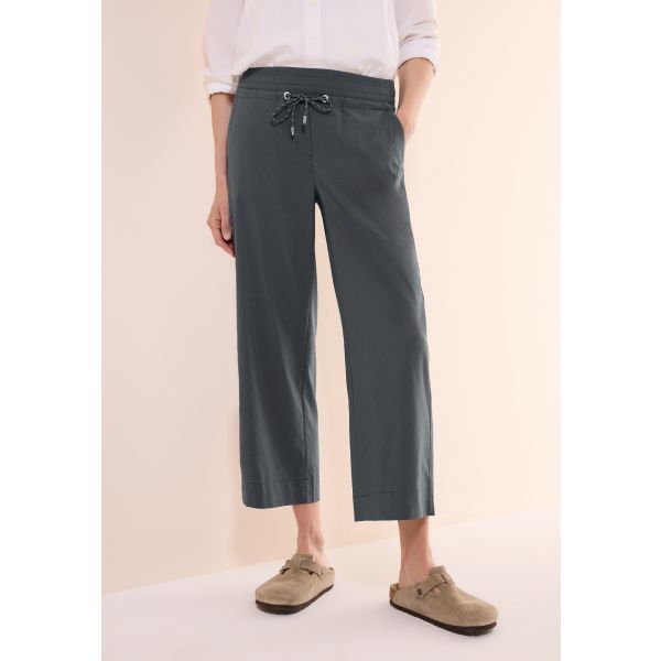 Cecil wijde 7/8 broek volcanic grey 379211 16248