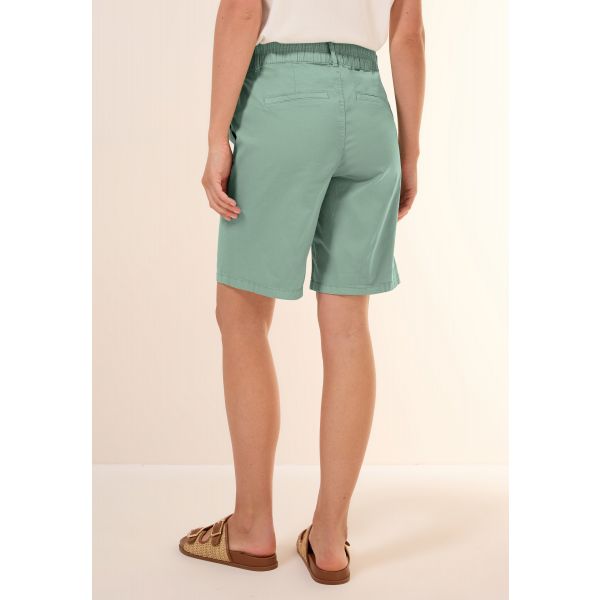 Cecil katoenen short matcha green 379222 16695