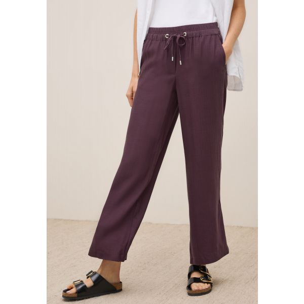 Cecil rechte broek mulberry red 379534 16900