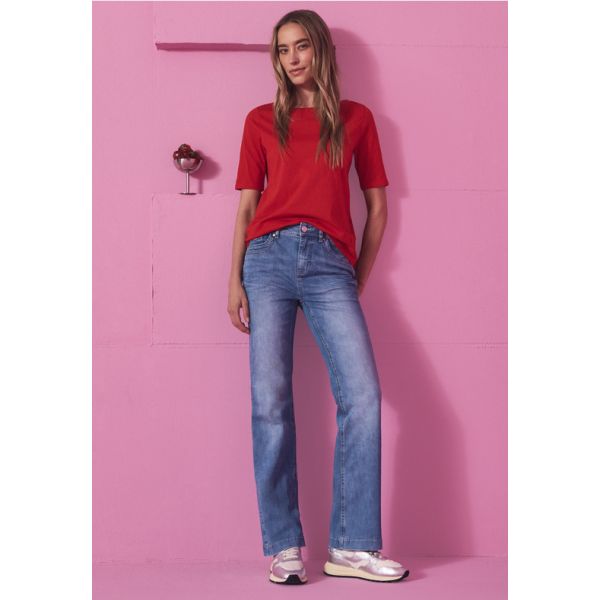 Street One bootcut denim light blue 380143 17625