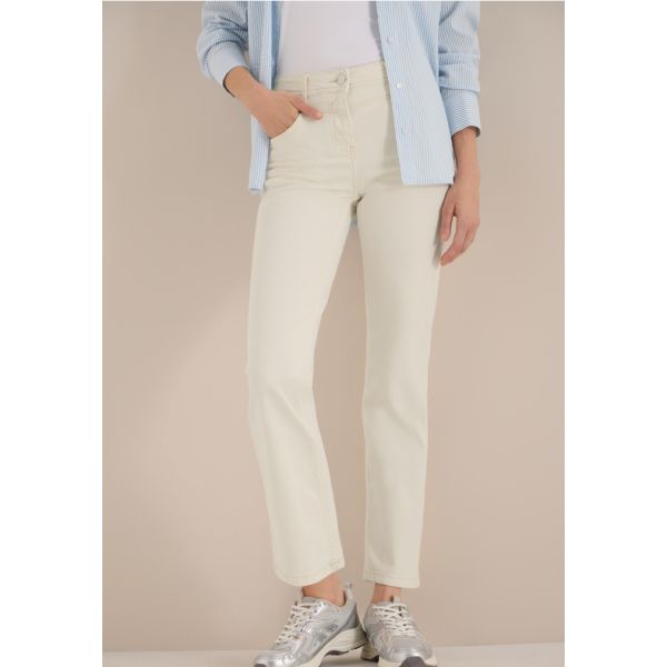 Cecil denim Toronto bootcut ecru 380158 16504