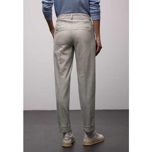 Street One pied de poule chino off white 380544 30