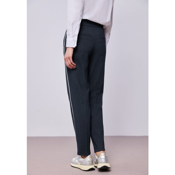 Street One broek met piping shadow navy 380601 275