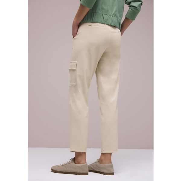 Street One travelbroek Bonny smoke beige 380690 