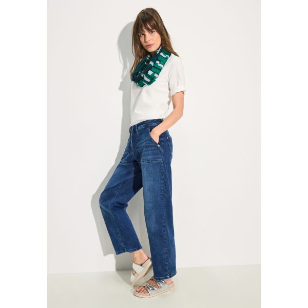 Cecil ronde print sjaal malachite green 572509 357-A