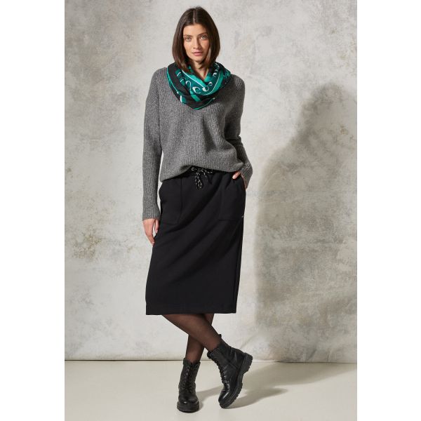 Cecil ronde print sjaal black 572679 30001-A