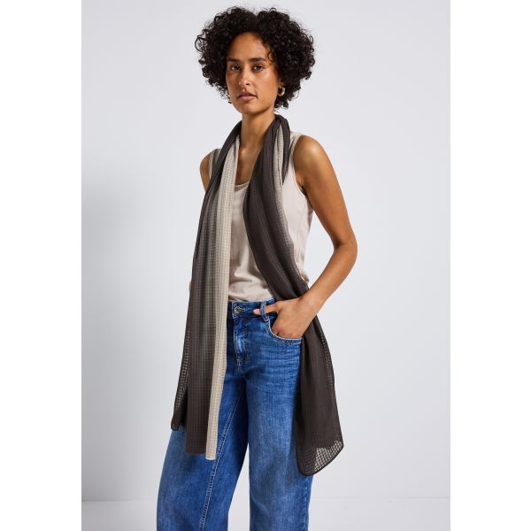 Street One lange sjaal deep roast brown 572884 268-A