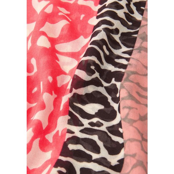 Street One ronde print sjaal coral 573051 37261-A
