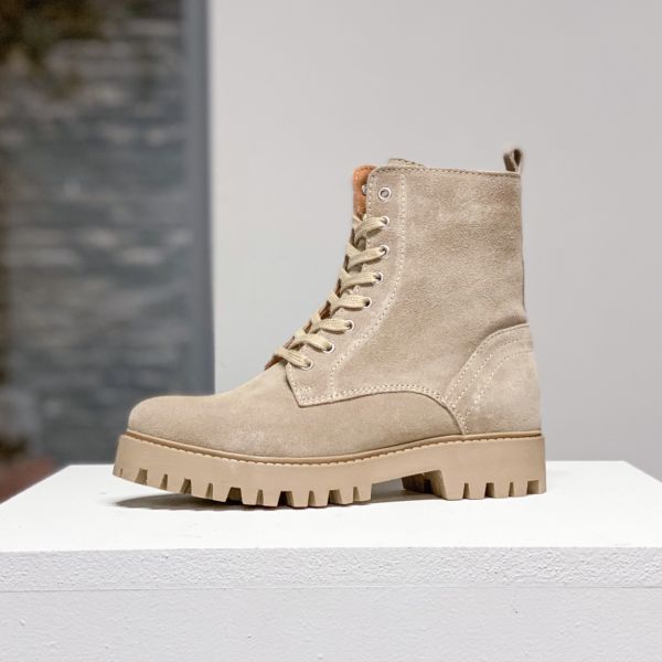 DW\\RS bikerboot Stanley suede taupe 2467-06