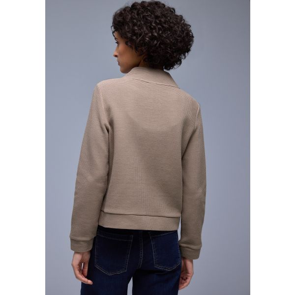 Street One sweatblazer terra mocha 212925 17462