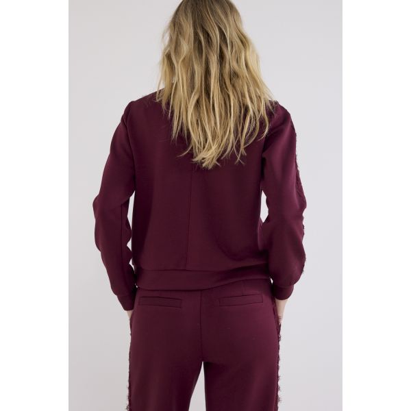 Tramontana broek met kant pomegranate C12-21-101