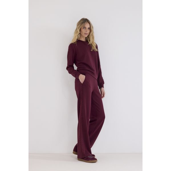 Tramontana broek met kant pomegranate C12-21-101