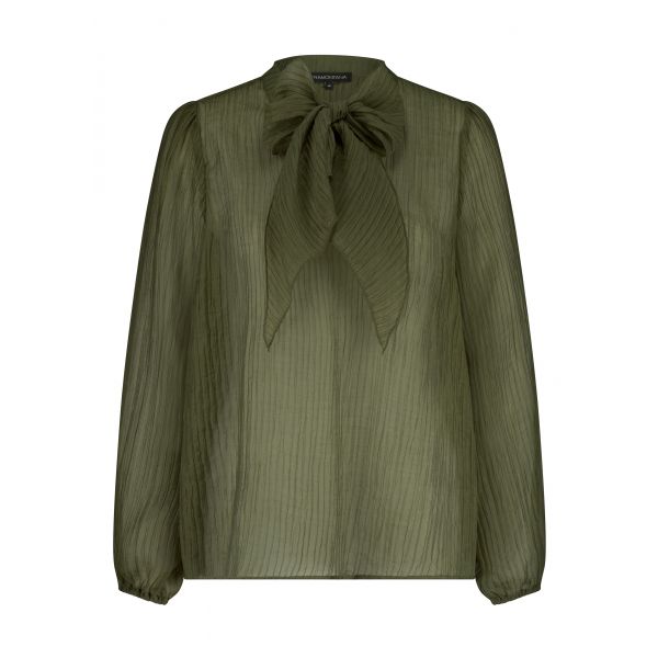 Tramontana blouse met strik moss C44-17-401