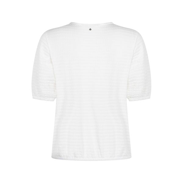 Tramontana v-hals shirt off white C45-20-402