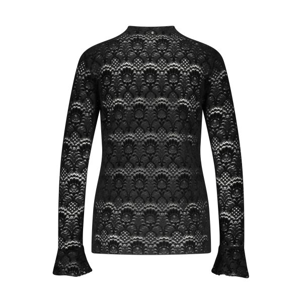 Tramontana kanten top black C56-18-401