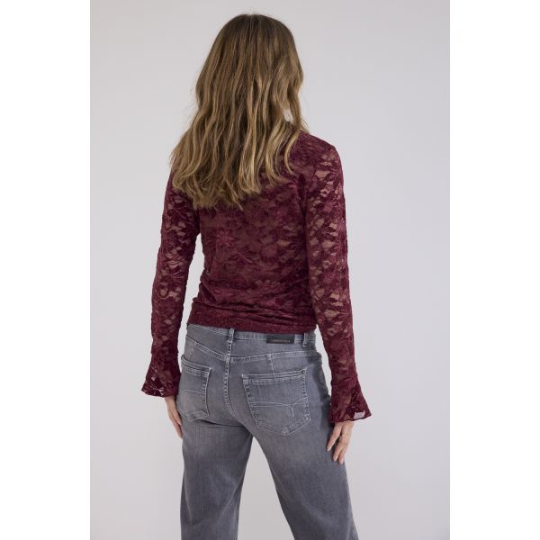 Tramontana kanten top pomegranate C65-21-401