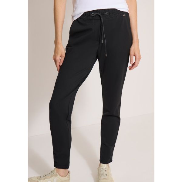 Cecil jersey broek Tracy black 380929 10001