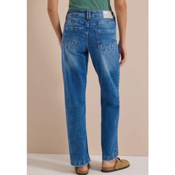 Cecil denim Neele mid blue wash 380918 10283