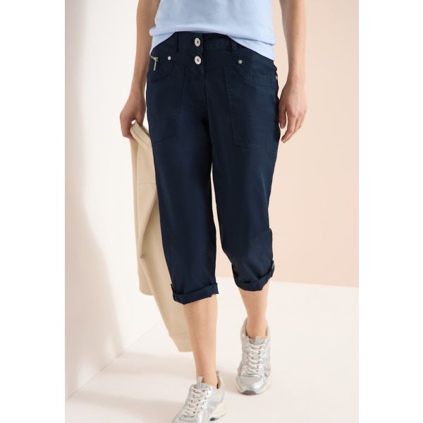 Cecil 3/4 New York broek blue 380393 15512