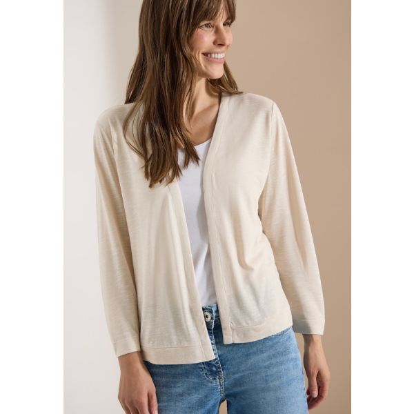 Cecil openvallend vest pearl beige 325442 16504