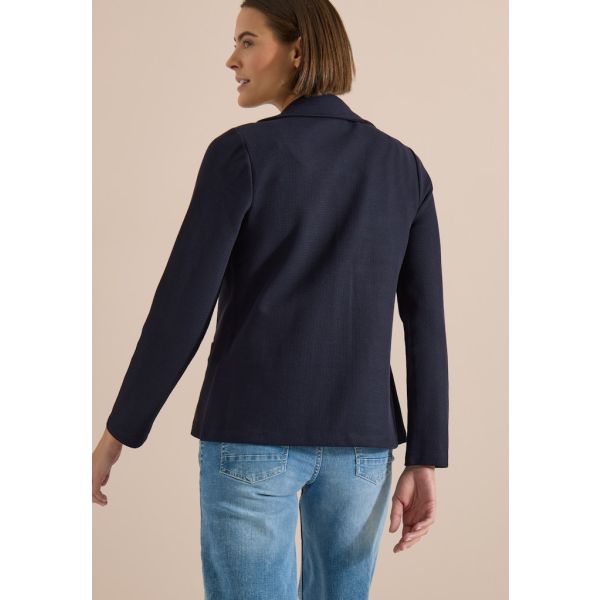 Cecil jersey blazer dark blue 213095 16831