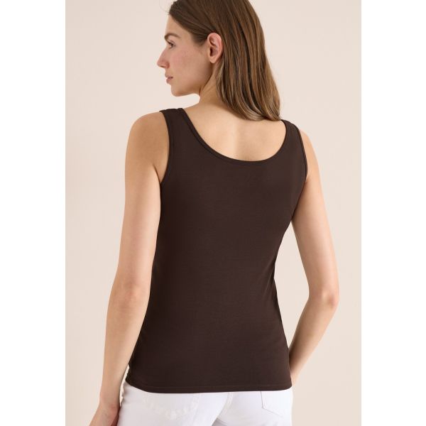 Cecil basis top macchiato brown 322820 17493