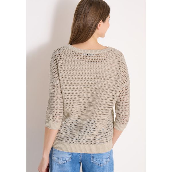 Cecil zomer trui pearl beige 303843 26504