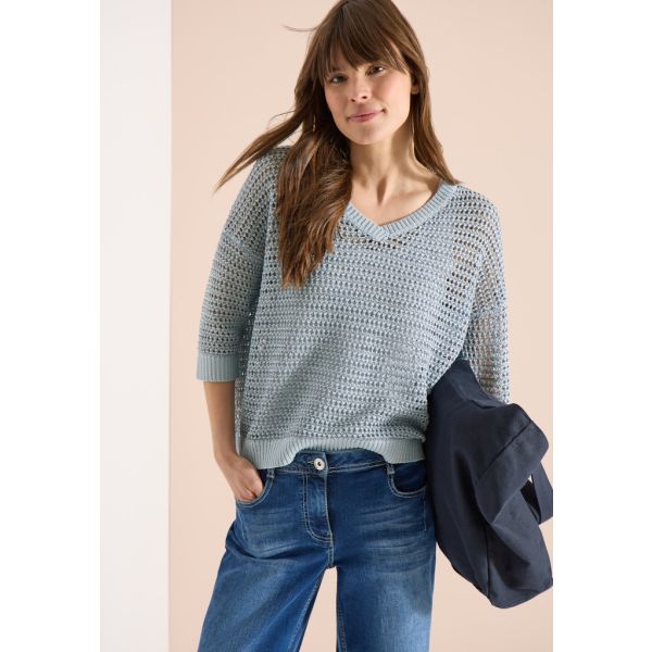 Cecil zomer trui diamond blue 303843 27470