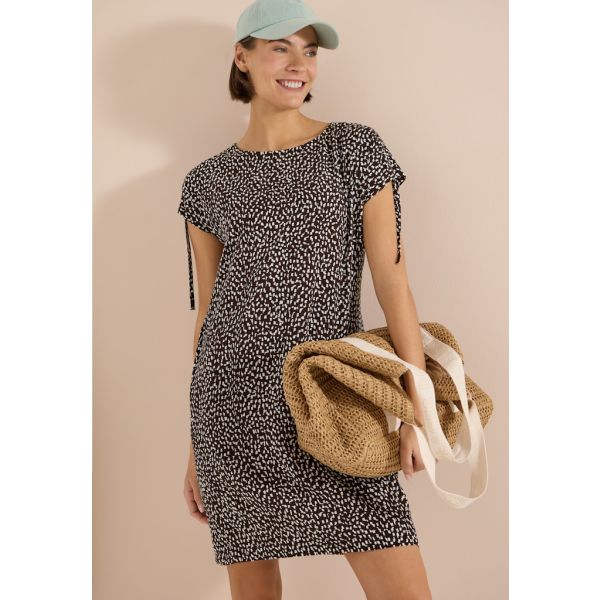 Cecil print jurk cacao 144961 27673