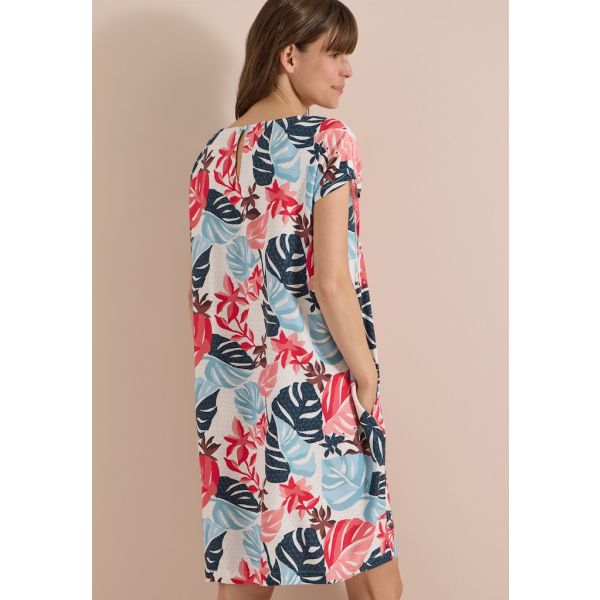 Cecil print jurk alabaster white 144962 32259