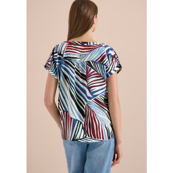 Cecil print blouse breeze green 346630 37672