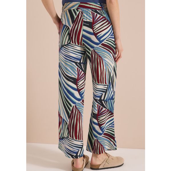 Cecil 7/8  print broek breeze green 381035 37672