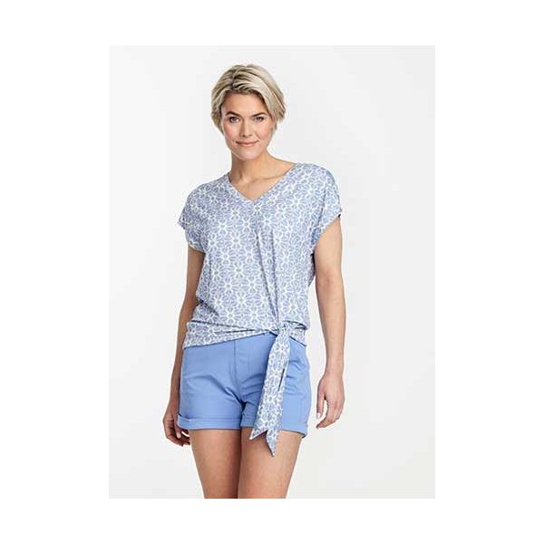 Tramontana print top blues D04-04-401