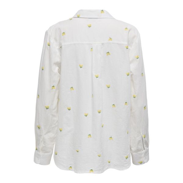 JDY katoenen lemon blouse cloud dancer 15351431
