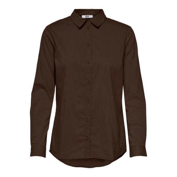 JDY overhemd blouse demitasse bruin 15149877