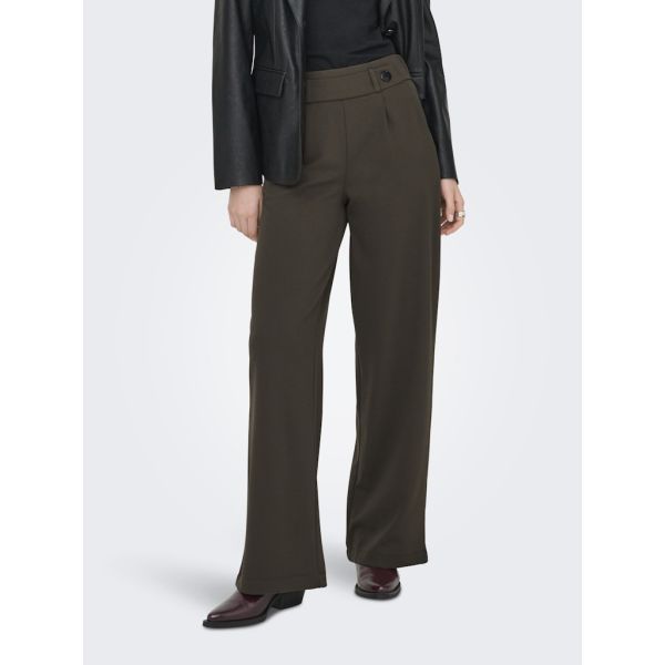 JDY wijde jersey broek chocolate brown 15208430