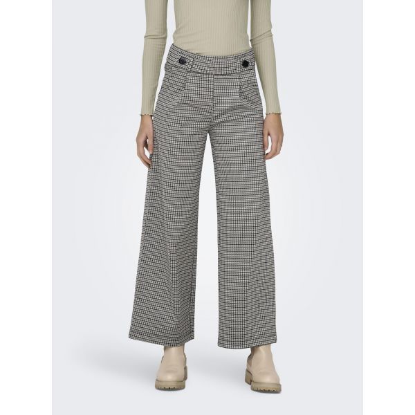 JDY ruit broek cloud dancer 15242797