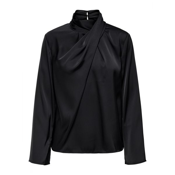 JDY satijn look blouse black 15311619