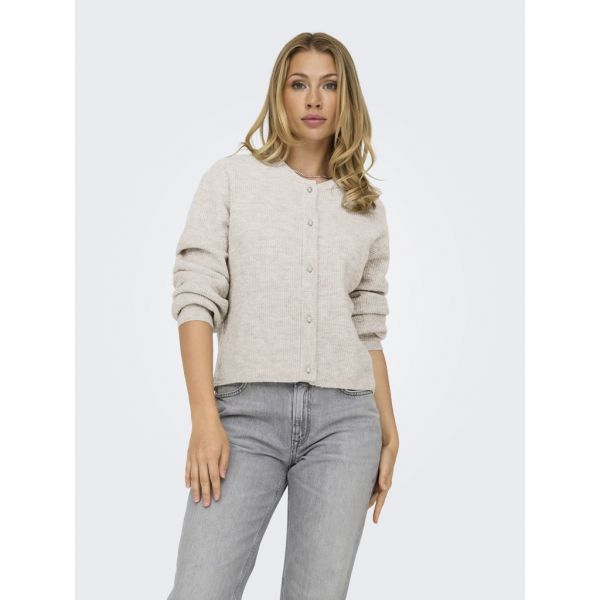 JDY vest met parel knopen birch 15326819
