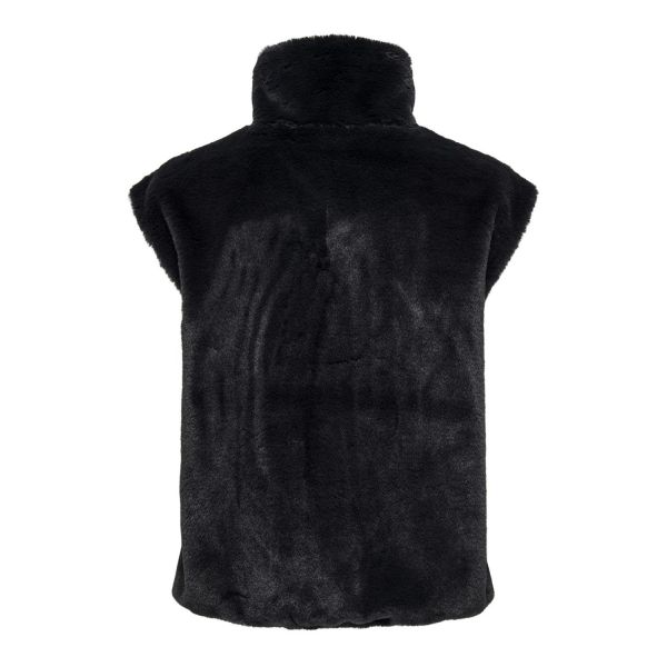 JDY faux fur bodywarmer phantom 15328190
