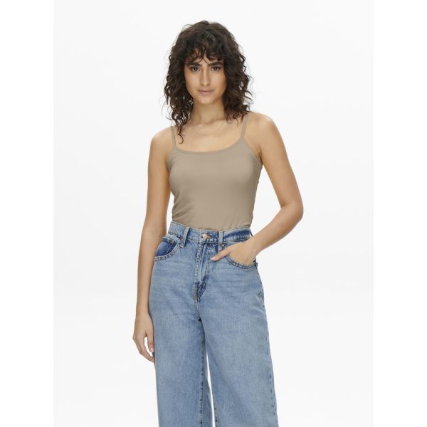 JDY spaghettitop humus 15148401