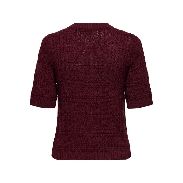 JDY korte mouw vest cabernet 15351820