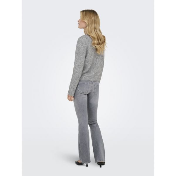 JDY trui met steentjes medium grey 15351917