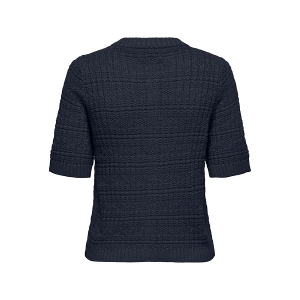 JDY korte mouw vest total eclipse blauw 15351820