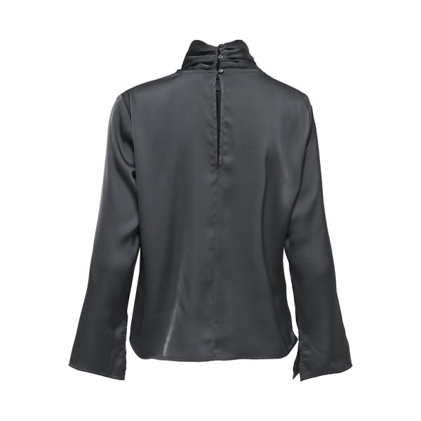 JDY sjaalkraag blouse asphalt 15311619