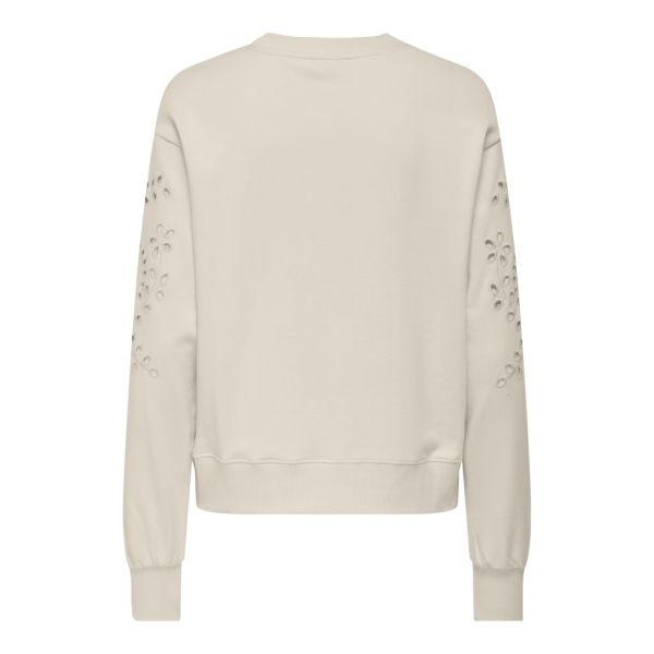 JDY broderie sweater birch 15355858